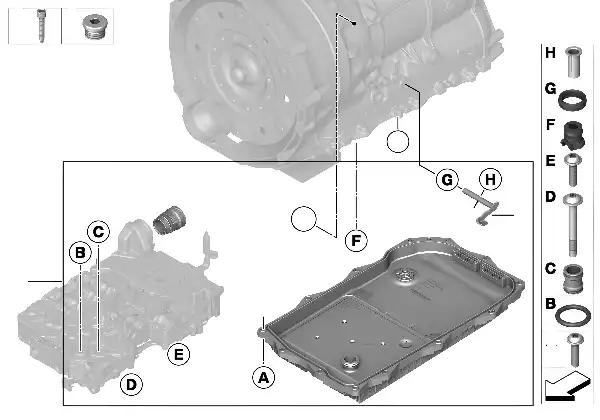 Veio selector GA8HP70Z