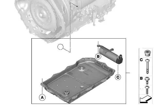 Depósito do óleo GA8HP70Z