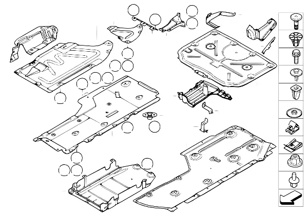 Revest. parte inf. viatura
