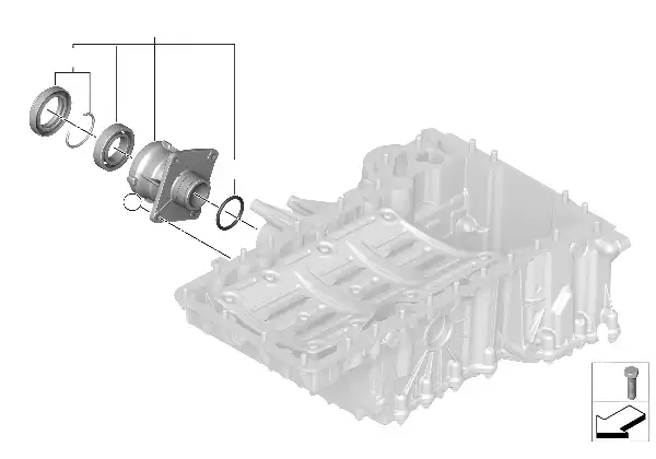 Diferencial do trem dianteiro suporte
