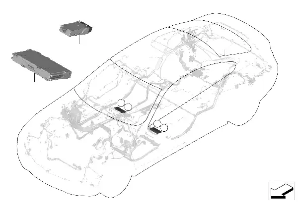 Unidade de comando módulo do banco