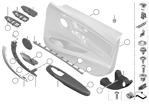 Comp. adici., revestimento porta diant.