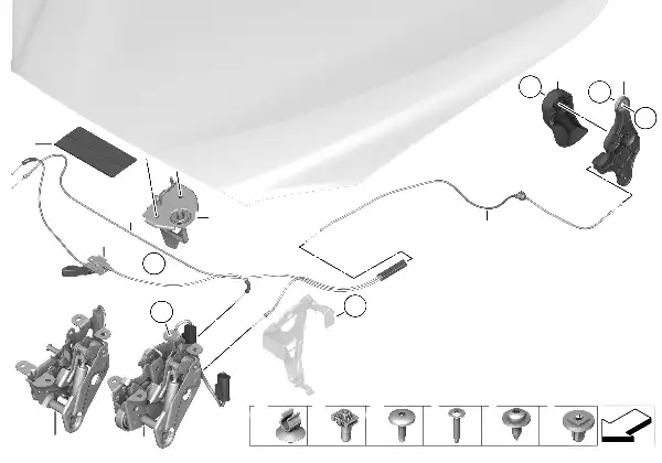 Capot, sistema de fecho