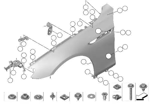 Painel lateral dianteiro