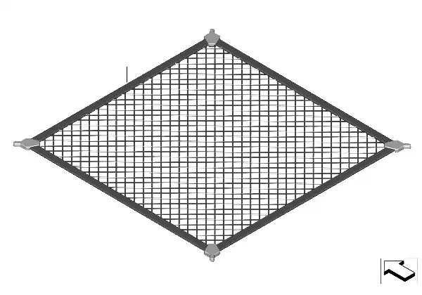 Rede para o chão da bagageira