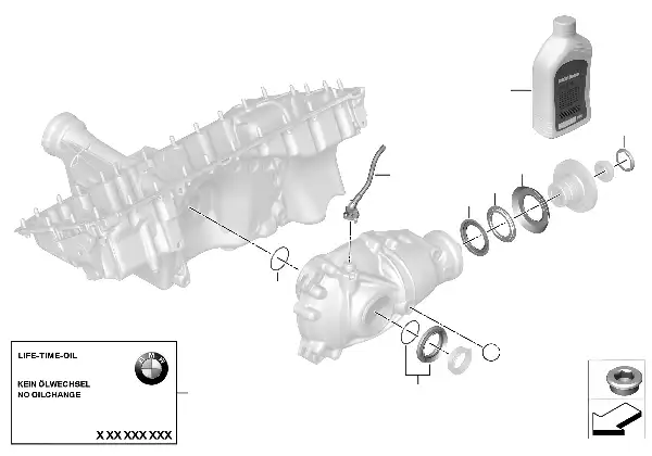 Diferencial trem diant. pçs individuais