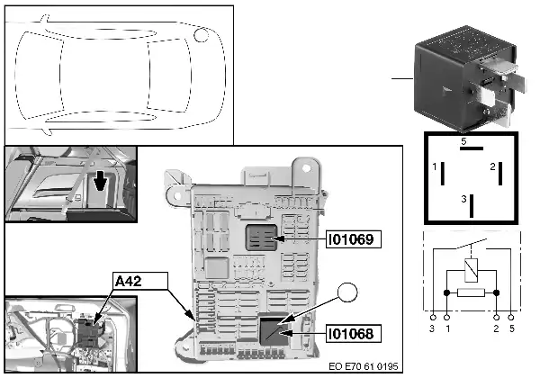 Relé borne 30 ligado I01068