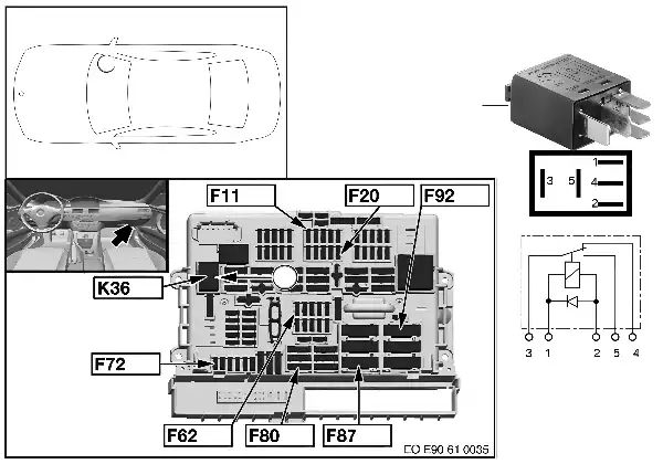 Relé Limpa-vidros 1 K36