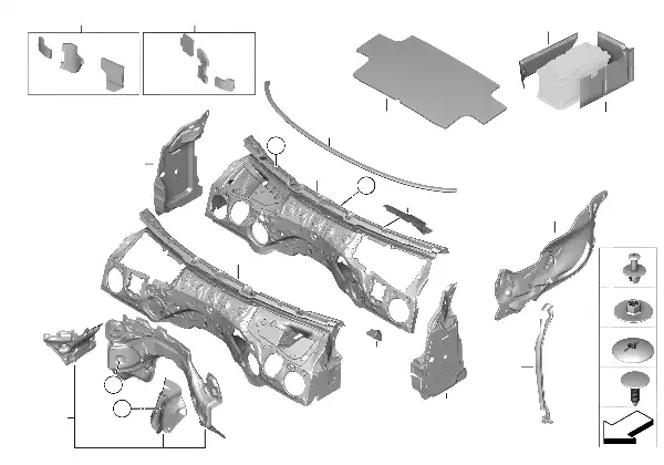 Isolamento acústico dianteiro