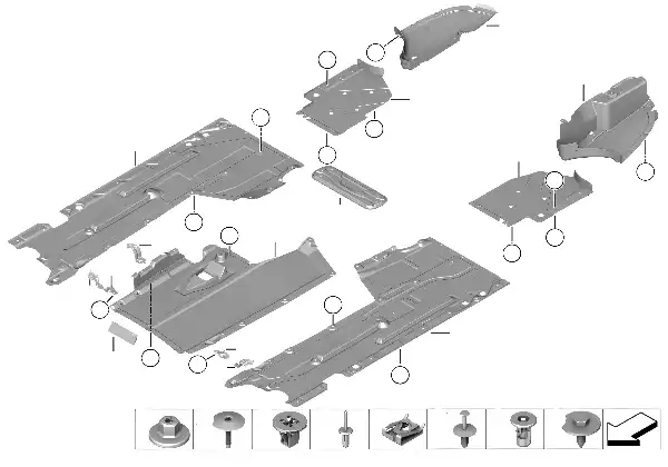 Revest. parte inf. viatura