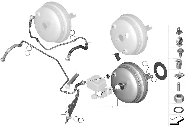 Vácuo do servofreio