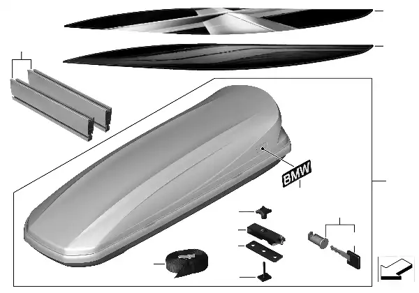 Caixa porta-bagagens de tejadilho 460