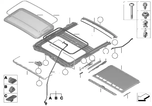 Tejadilho de correr/defletor