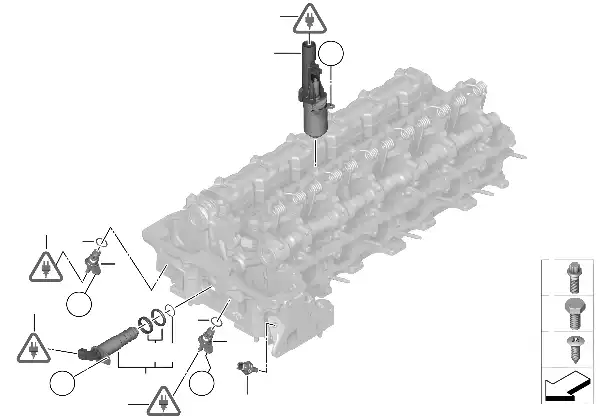 Culassa - peças adicionais/eléctricas