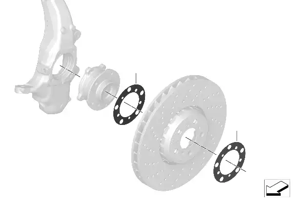 Apoio osc./rolam.roda diant.Puma62105224