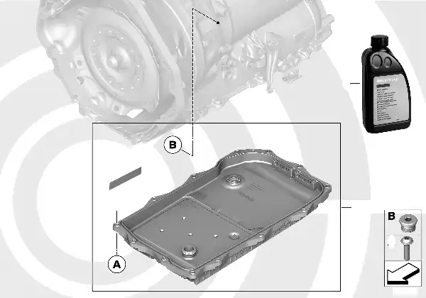Kit mudança óleo caixa veloc.automática