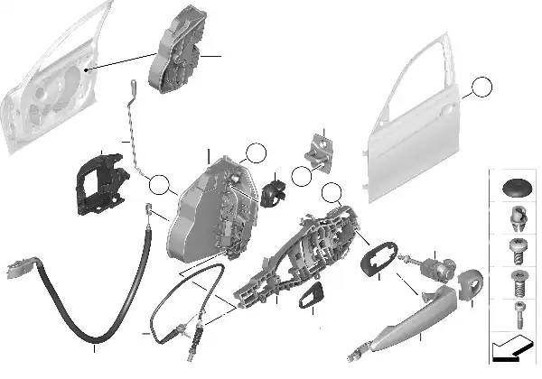 Sistema de fecho porta dianteira