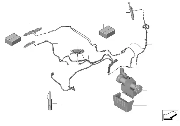Hardtop rebaixável, peças hidráulicas