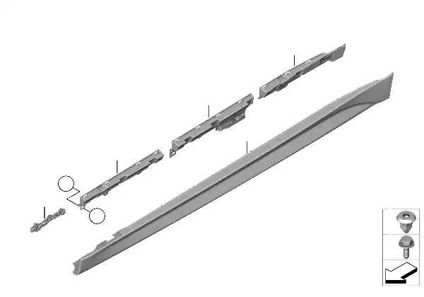 Guarnição M embaladeira / cava da roda