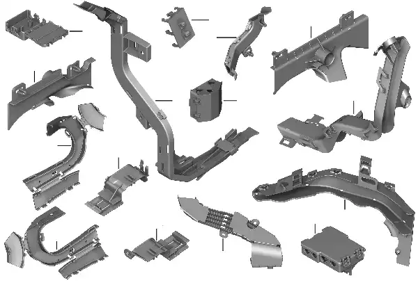 Coberturas cablagem/conduta dos cabos