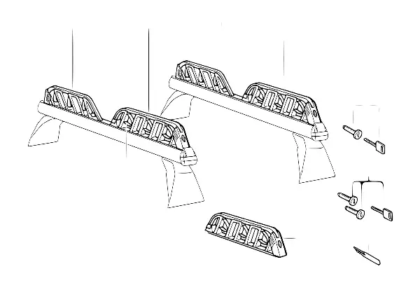 Porta-esquis "Komfort"