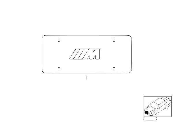 Moldura para chapa de matrícula